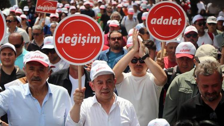 Tanju Özcanın Ankaraya Değişim ve Adalet yürüyüşü başladı