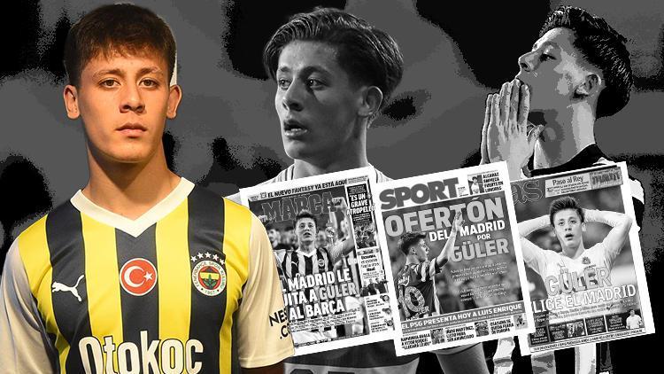 Fenerbahçeden ayrılmaya hazırlanan Arda Güler, İspanya manşetlerinde Real Madrid, Barcelonaya gitmesin diye çıldırdı