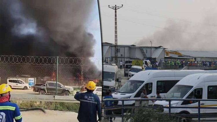 Adana’da SASA fabrikasında yangın: 2 yaralı