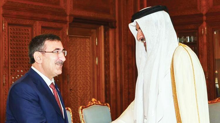 Yılmaz ve Şimşek Katar Emiri el sani ile görüştü