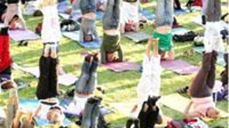 Yoga festivali coşkuyla kutlandı