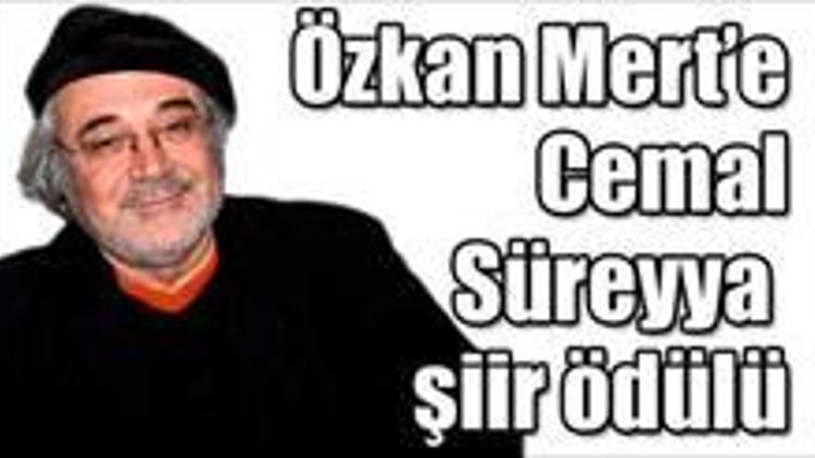 Özkan Merte Cemal Süreyya şiir ödülü