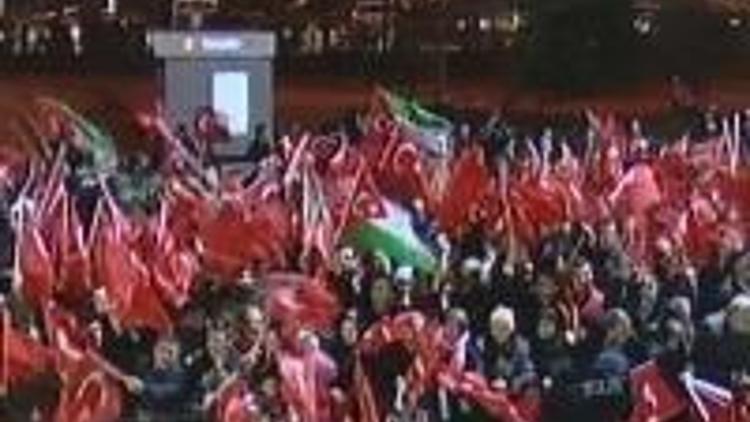 İstanbulda Erdoğanı karşılama