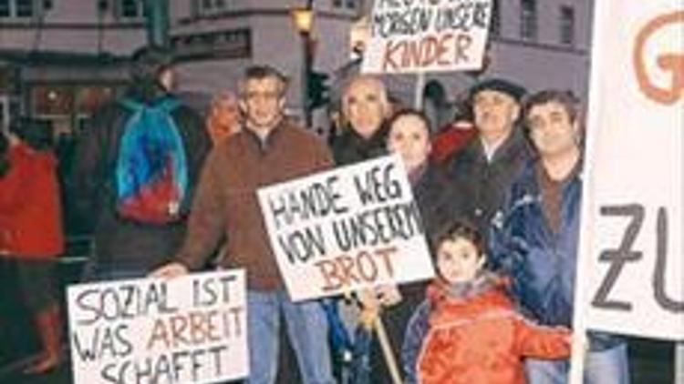 İşçilerden iflas protestosu