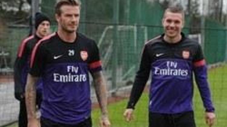 Beckham Arsenal idmanında