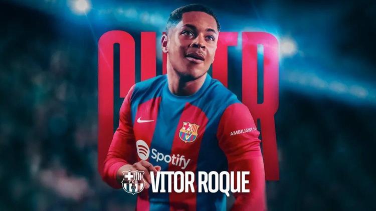 Barcelona, Vitor Roque transferini açıkladı Serbest kalma bedeli 500 milyon euro...