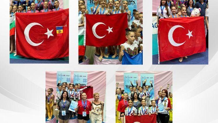 İstanbullu cimnastikçiler 5 ödül aldı