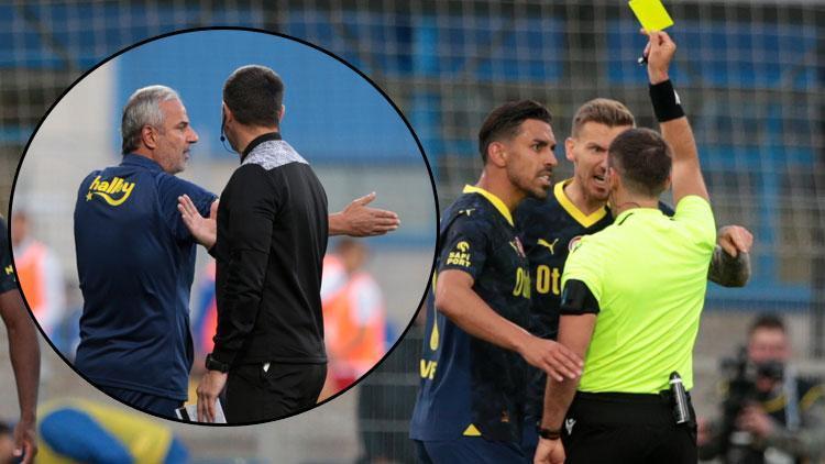 Fenerbahçe - Kızılyıldız maçında gergin anlar İsmail Kartal çileden çıktı, kırmızı kart gördü
