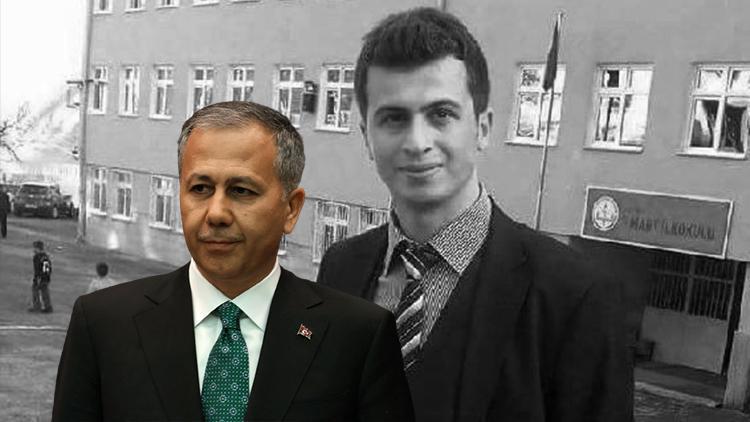 Bakan Yerlikaya, şehit öğretmen Necmettin Yılmazı andı