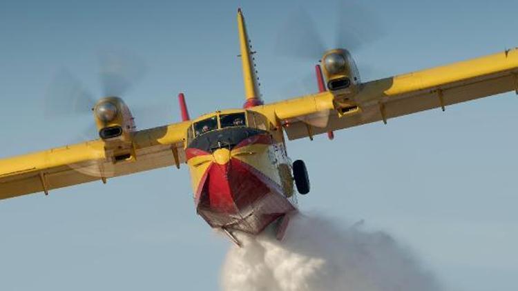 Orman yangınları ile boğuşan Yunanistana Avrupa’dan uçak desteği
