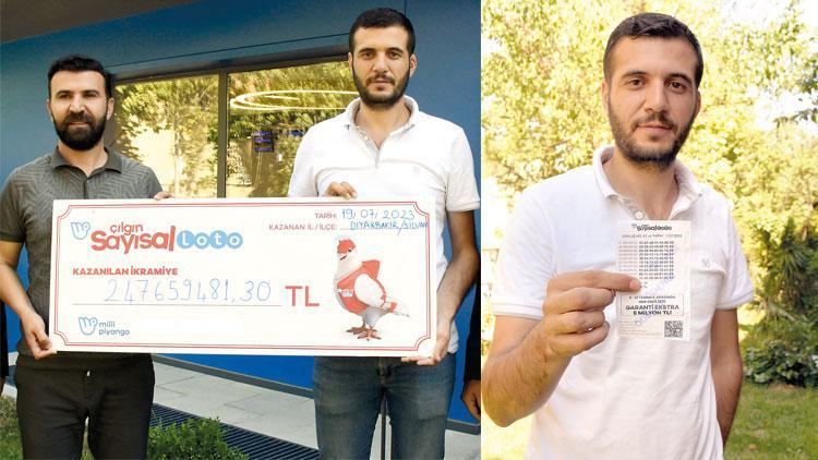 Sayısal Loto talihlisi 248 milyon TL’lik çeki aldı: Fabrika kuracağız