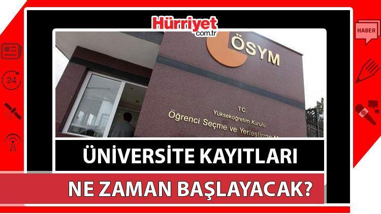 ÖSYM 2023 üniversite kayıt ve açılış tarihlerini duyurdu Üniversite kayıtları 2023 ne zaman başlayacak