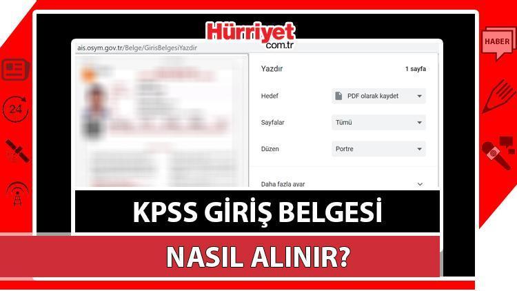 KPSS sınav giriş belgesi siyah beyaz mı renkli mi olmalı KPSS sınav giriş belgesi nasıl alınır İşte detaylar...