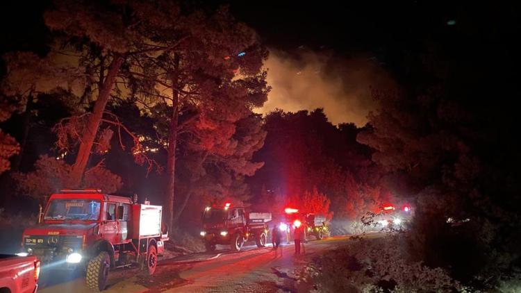 Çanakkale’de orman yangını Ekiplerin müdahalesi sürüyor