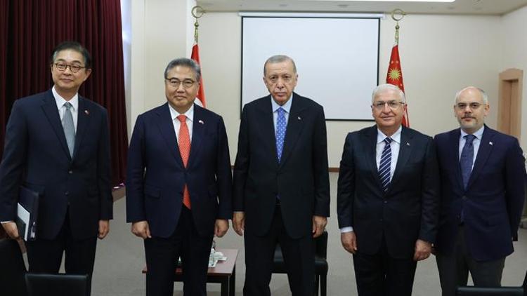 Cumhurbaşkanı Erdoğan, Güney Kore Dışişleri Bakanını kabul etti