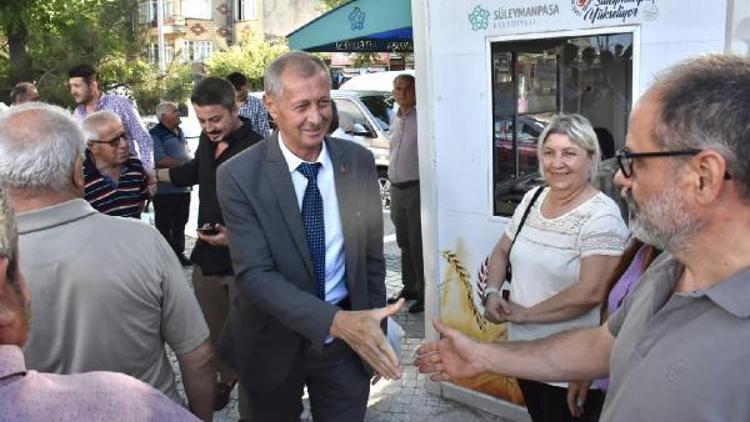 Süleymanpaşada, Zafer Park törenle açıldı