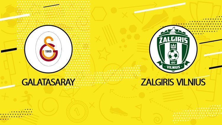 Galatasaray Zalgiris maçı ne zaman, saat kaçta, hangi kanalda canlı yayınlanacak Şampiyonlar Ligi İkinci Eleme Turu Galatasaray Zalgiris rövanş maçı canlı yayın bilgileri