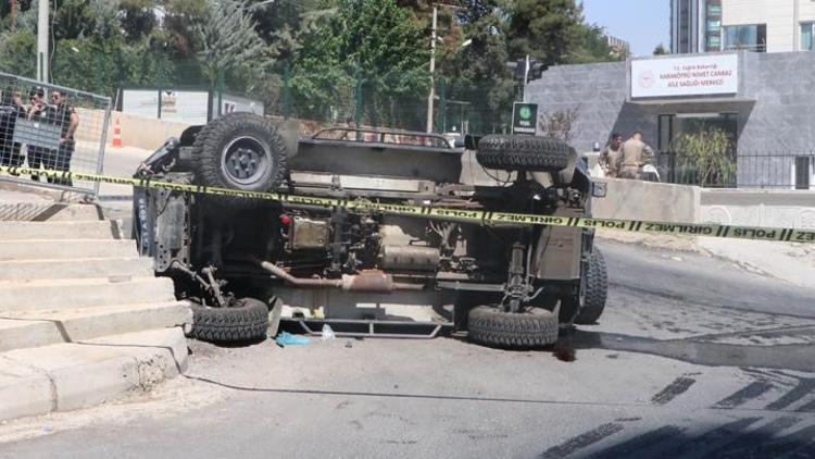 Şanlıurfa’da zırhlı polis aracı devrildi: 1 şehit