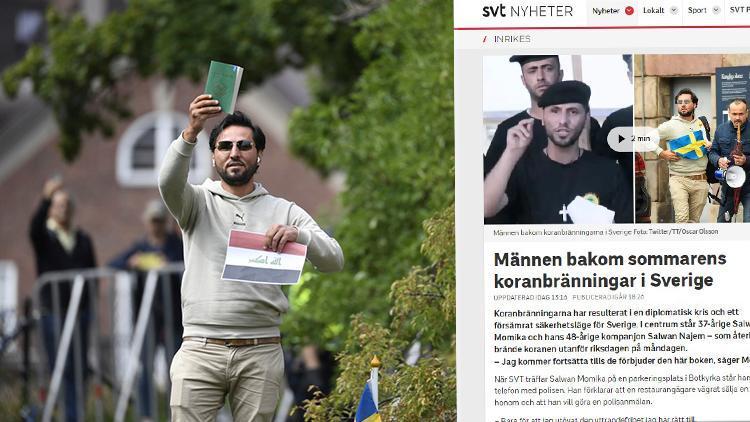 İsveç devlet televizyonu yayınladı İşte Kuran-ı Kerime saldırı düzenleyen provokatörün gerçek yüzü...