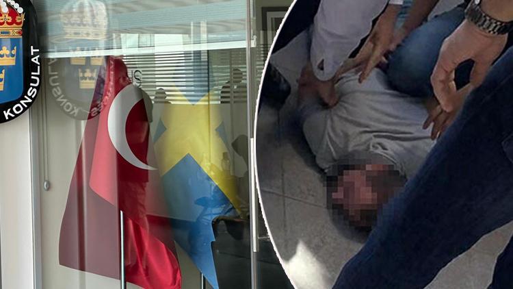 Son dakika İzmirdeki İsveç Konsolosluğunda silahlı saldırı Bir konsolosluk çalışanı ağır yaralandı