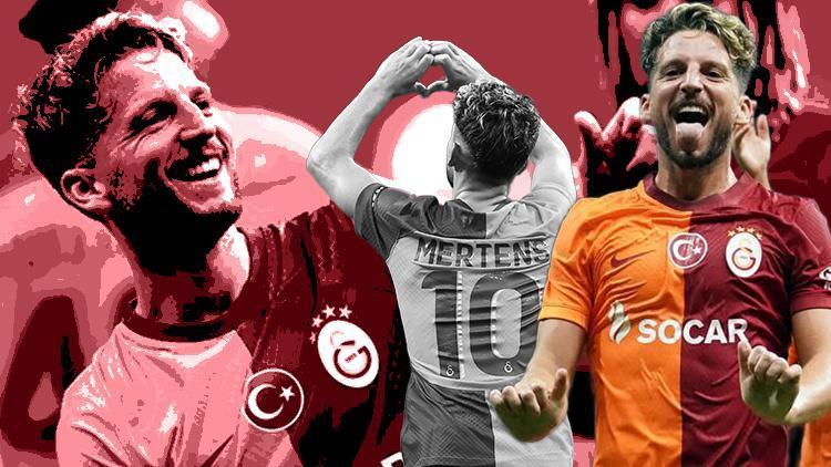 Son Dakika: Galatasarayda Mertensin Zalgirise attığı gol geceye damga vurdu Puskas adayı