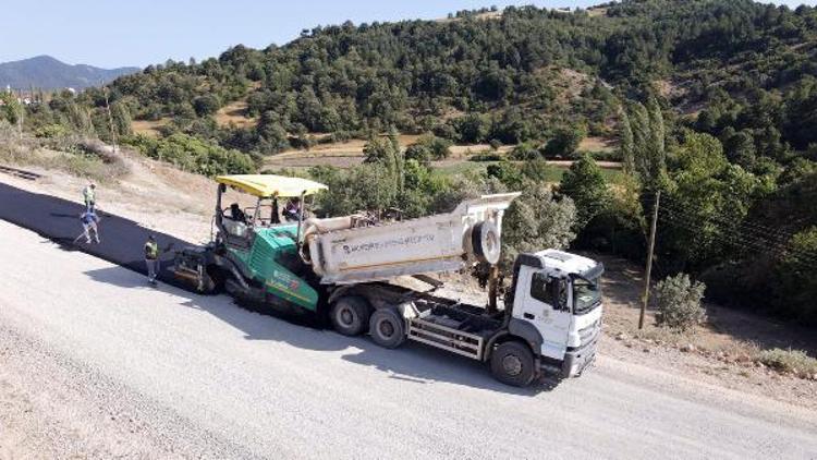 Balıkesir Büyükşehir Belediyesinden Sındırgıya asfalt