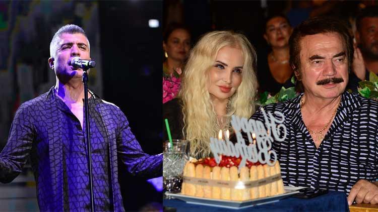 Özcan Deniz, Orhan Gencebayın doğum gününü sahneden kutladı
