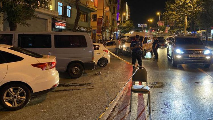 Beyoğlu’nda silahlı saldırı: 1 ölü 1  yaralı