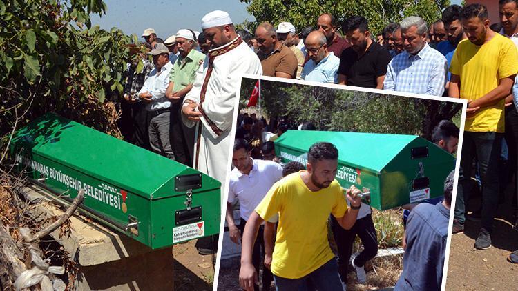 Eşi tarafından öldürülen Büşra ve oğlu yan yana toprağa verildi