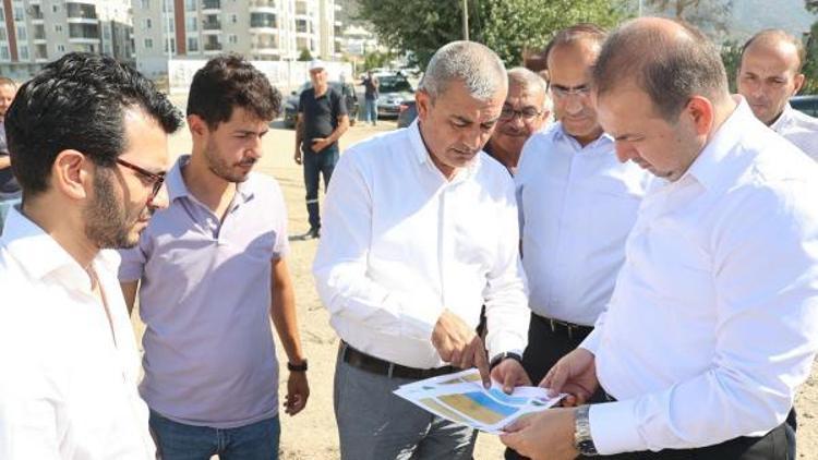 Koçarlıda yeni devlet hastanesi arazisinde inceleme