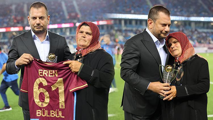 Trabzonspordan anlamlı hareket Şehit Eren Bülbül unutulmadı