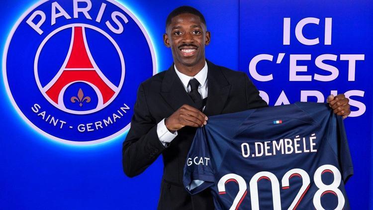 Son Dakika: PSG, Ousmane Dembele’yi transfer etti 50.4 milyon euro bonservis, 5 yıllık sözleşme...