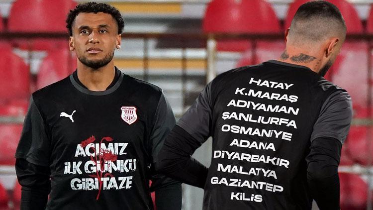 Pendikspordan Hatayspor’a anlamlı destek