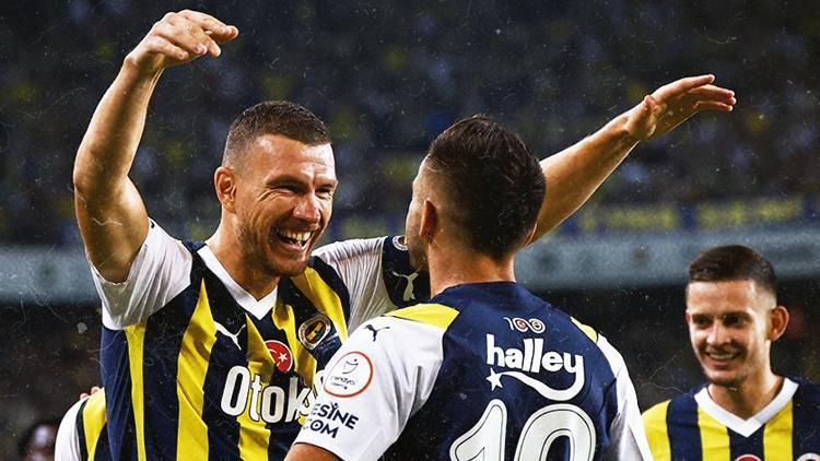 Fenerbahçe - Gaziantep FK maçına Edin Dzeko damgası İlk lig maçında tarihe geçti