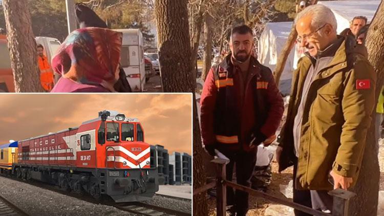 Yük trenleri deprem bölgesine yardım taşımaya devam ediyor Bakan Uraloğlu: 170inci tren de bölgeye ulaştı