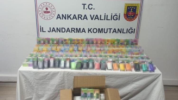 Ankarada kaçak elektronik sigara operasyonu