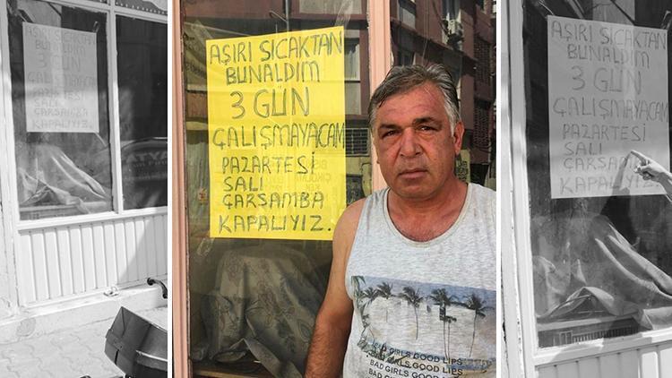 Adanada aşırı sıcak alarmı Fırınını üç gün kapattı