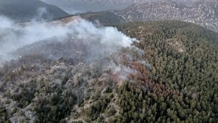 Antalya Aksekideki orman yangını 2. gününde kontrol altına alındı
