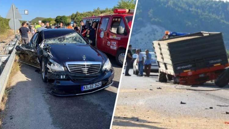 Gurbetçi aile kaza yaptı: 1 ölü