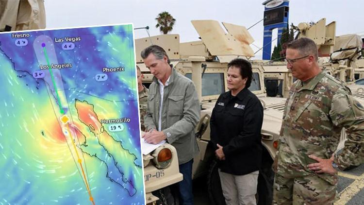 Kaliforniyada Hilary Kasırgası alarmı: OHAL ilan edildi