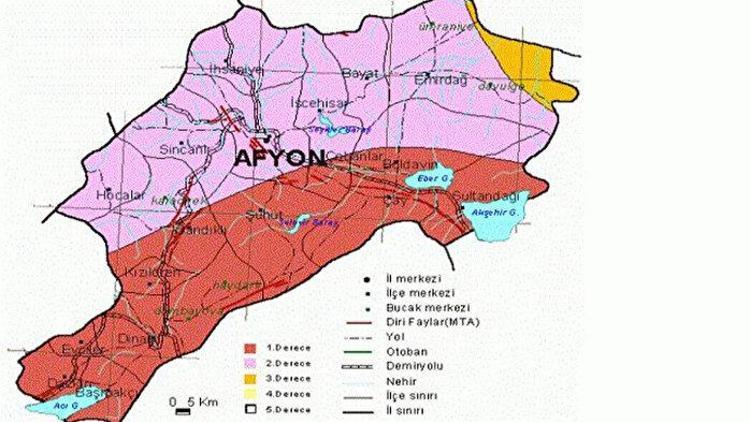 Afyon deprem bölgesi mi Afyonkarahisarda fay hattı var mı