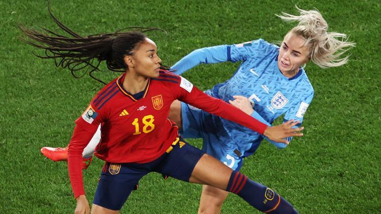 Kadınlar Dünya Kupasında şampiyon İspanya İngiltere tek golle kaybetti
