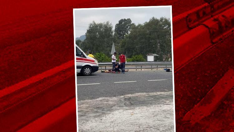 Bariyer yine can aldı...  Motosiklet sürücüsünden acı haber