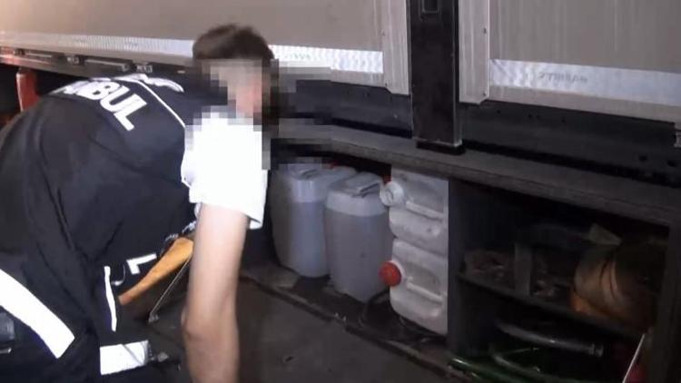 Tuzlada uyuşturucu operasyonu 447 kilogram sıvı metamfetamin ele geçirildi