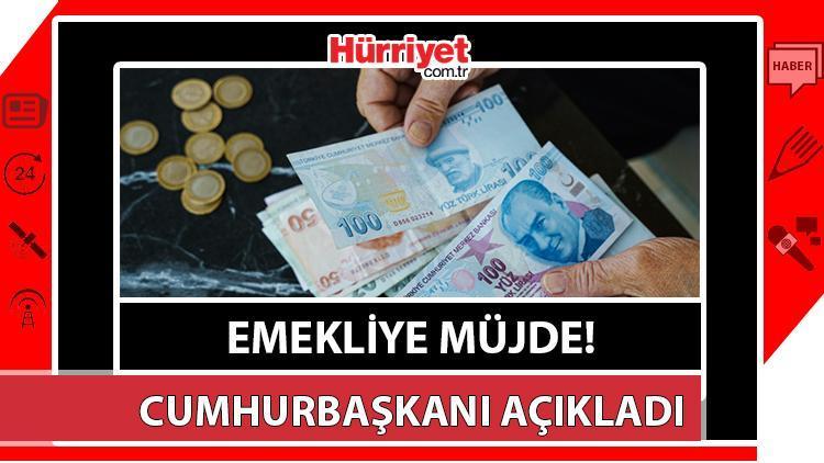 EMEKLİYE MAAŞ MÜJDESİ: Cumhurbaşkanı Erdoğandan emekli maaşı için önemli açıklama