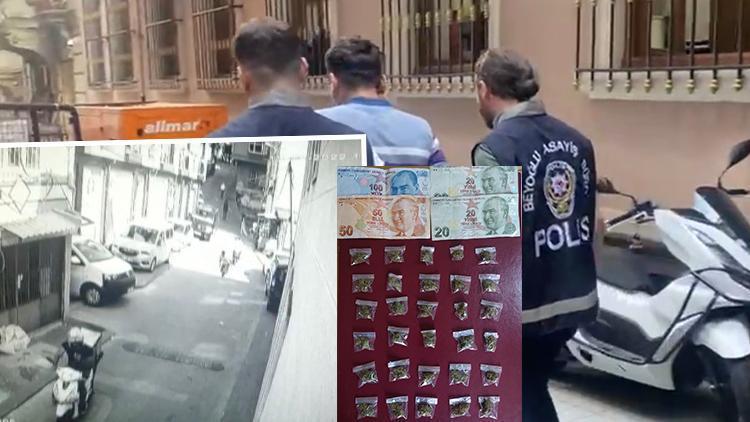 Beyoğlu’nda polis-uyuşturucu satıcısı kovalamacası