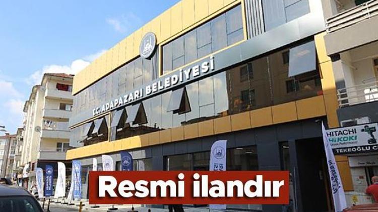 İHALE İLANI  ADAPAZARI  BELEDİYESİ  BAŞKANLIĞINDAN