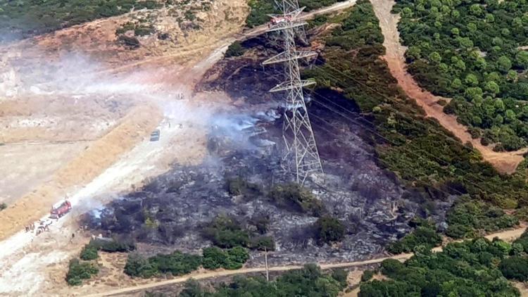 İzmir Bornovada orman yangını kontrol altında