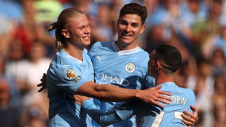 Manchester City 5-1 Fulham (Erling Haaland tarihe geçti)