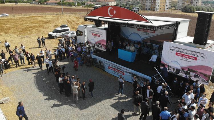 Bahçeli arsa bağışlamıştı... Cemevinin temeli atıldı